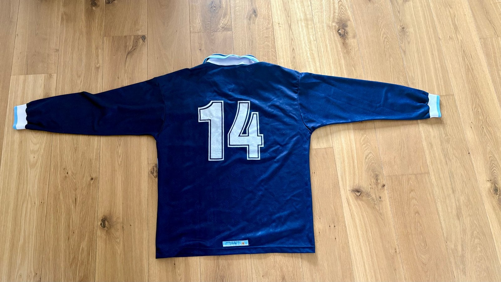 Argentinië voetbal Thuisshirt 1999-2002 #14 Simeone, Maat 52/54 (L), Blauw, Ophalen of Verzenden, Voetbal