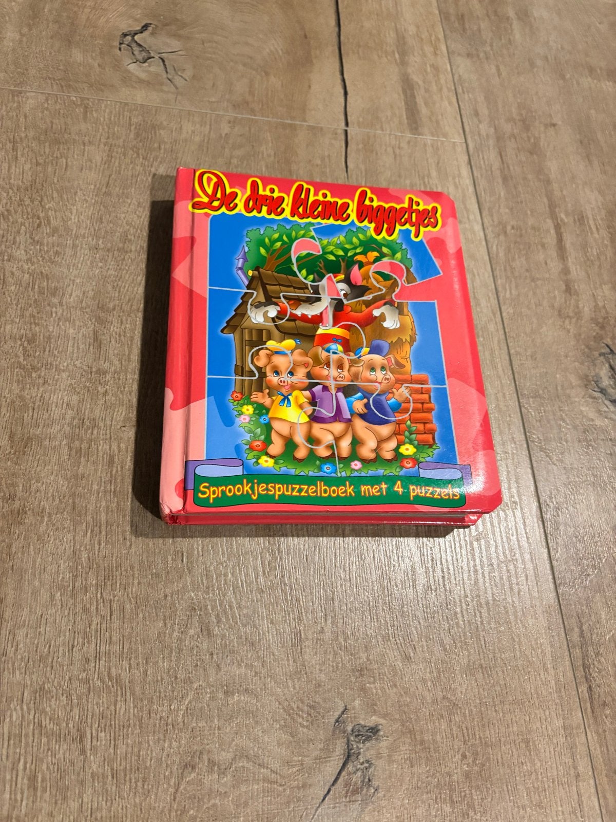 De drie kleine biggetjes - Sprookjespuzzelboek, Boeken, Ophalen of Verzenden, Zo goed als nieuw