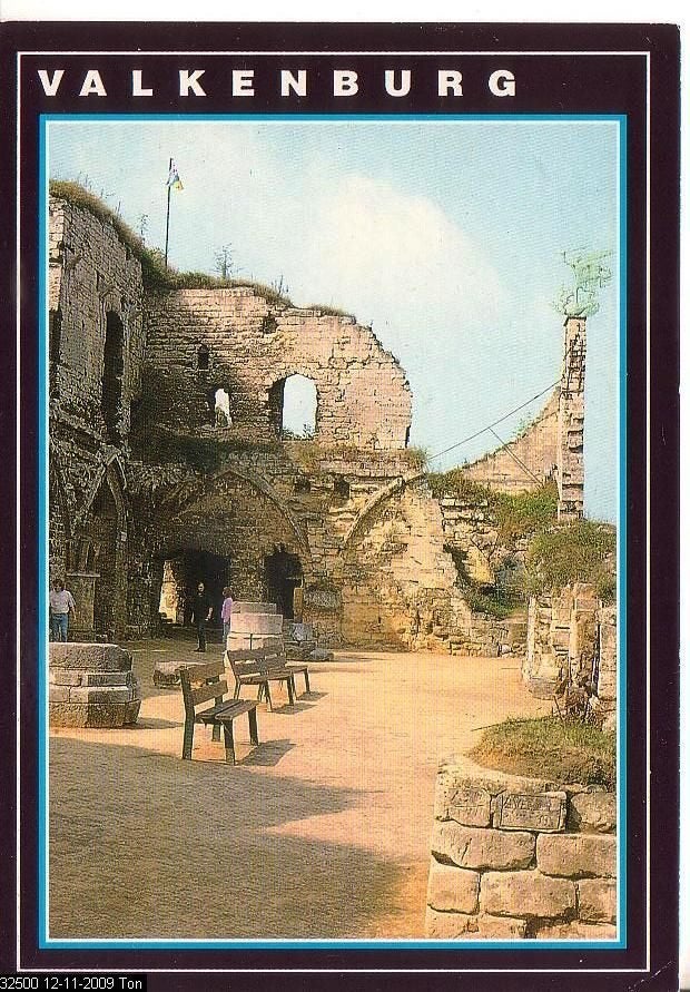 Ansichtkaart 	Valkenburg	Ruïne, Verzenden, 1980 tot heden, Gelopen, Limburg