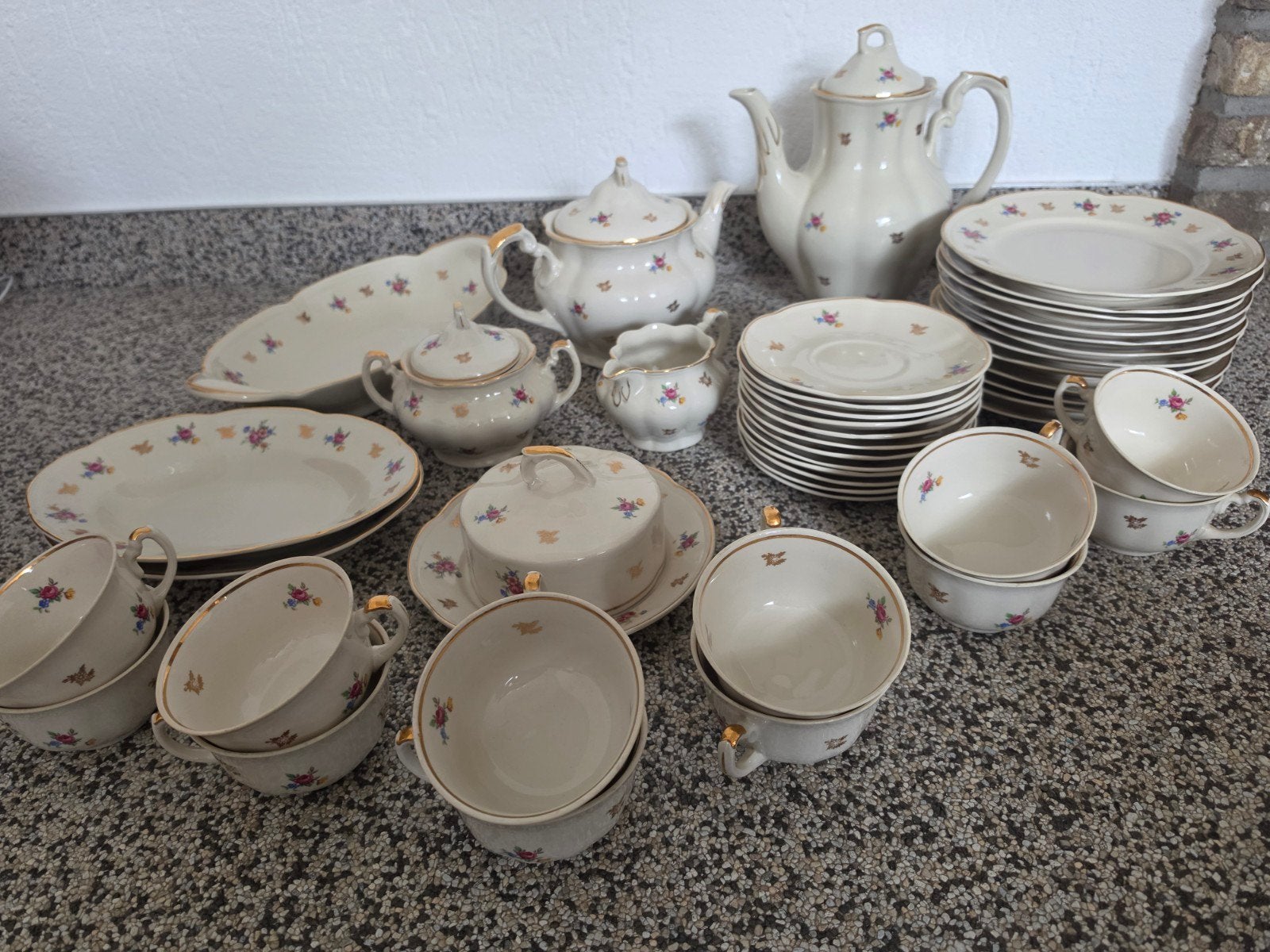 Vintage Chodziez Porseleinen Koffie-/Theeservies - 6500, Ophalen