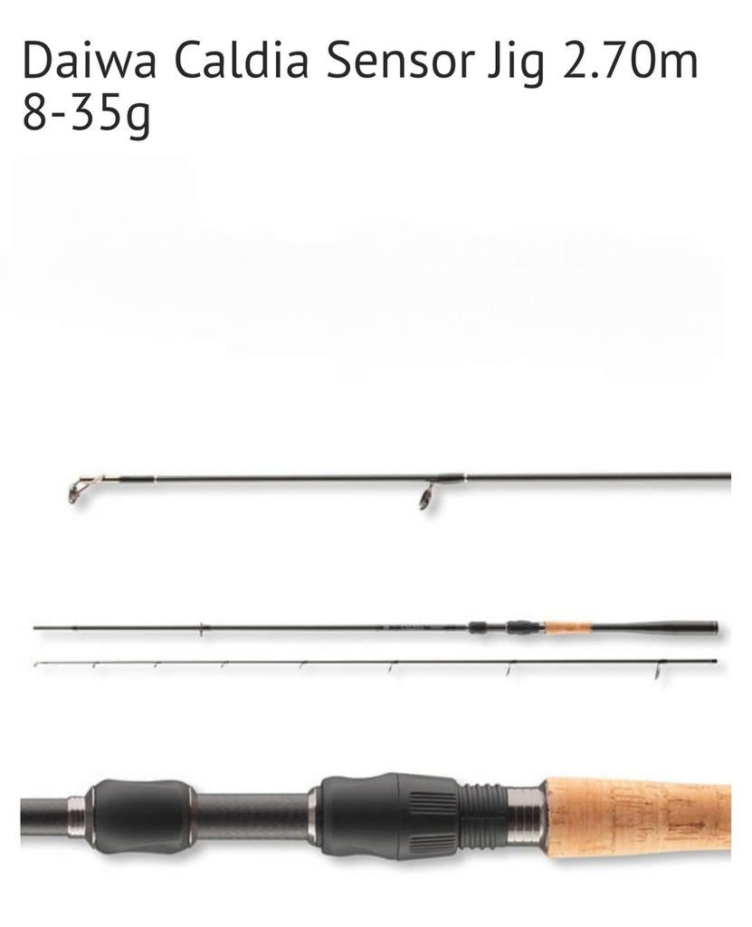 Daiwa Caldia Sensor Jig 2.70m 8-35g Werphengel, Ophalen of Verzenden