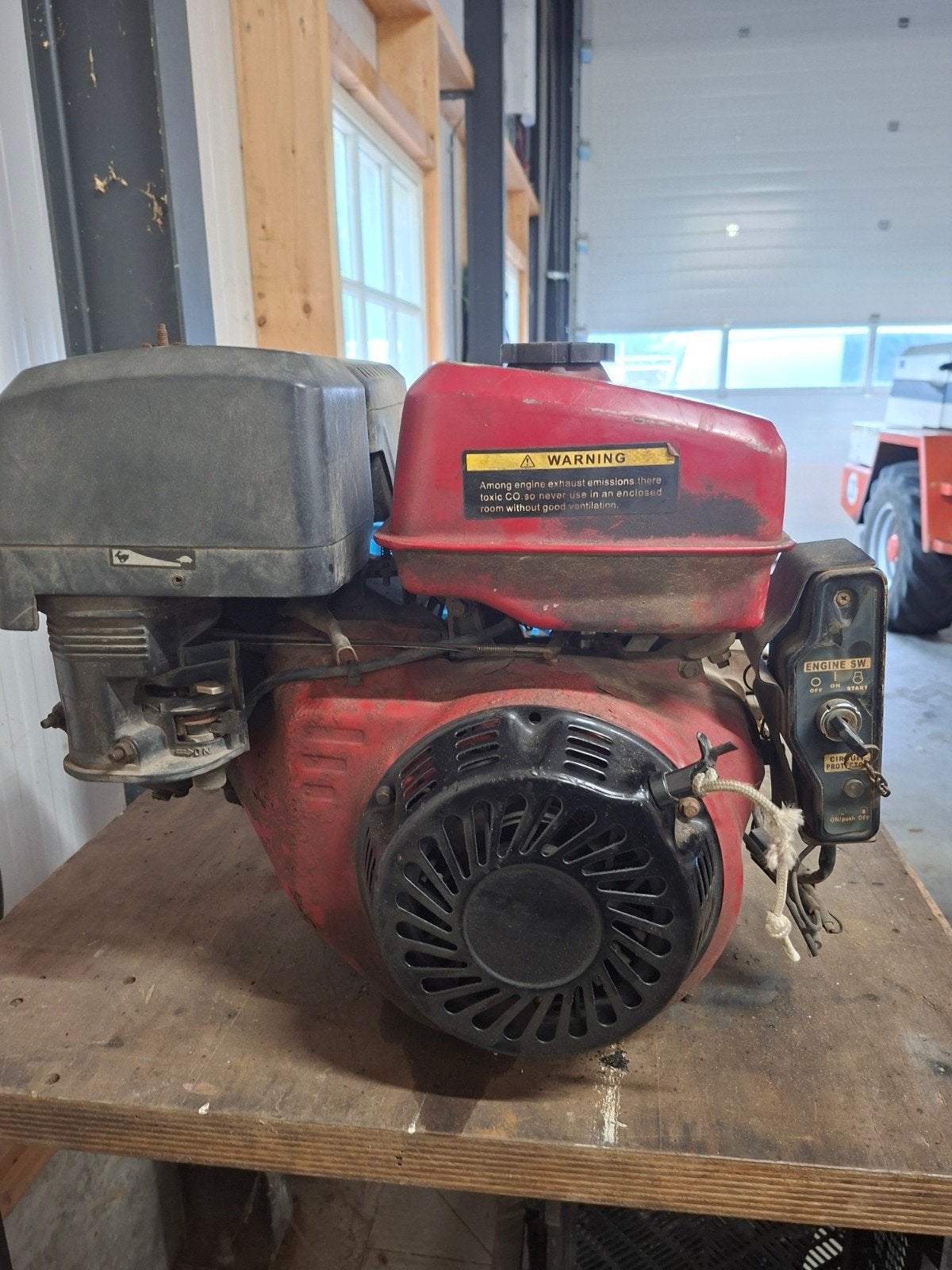 Loncin 390 motor met Elektrische start., Ophalen, Benzinemotor, 1800 rpm of meer