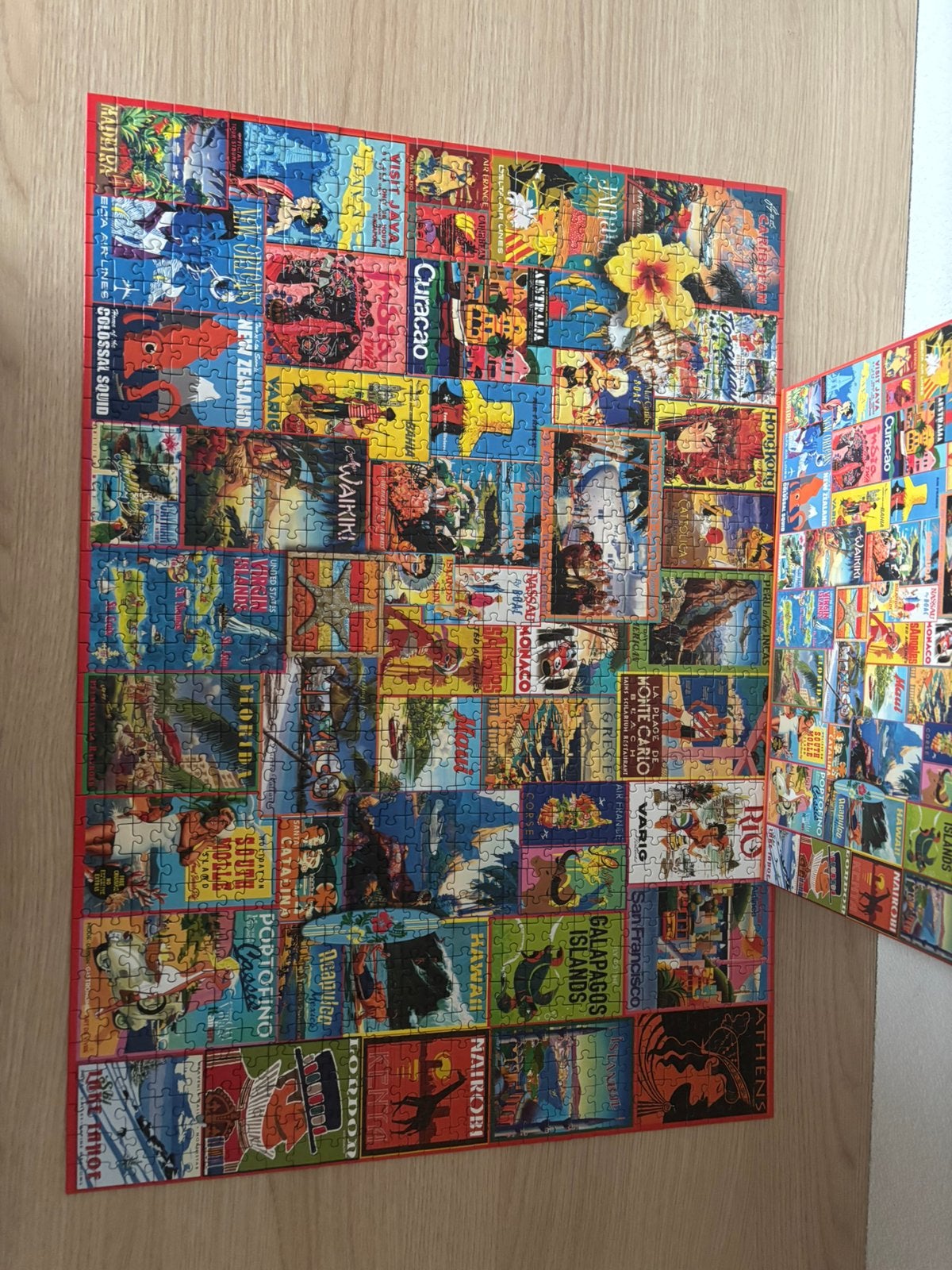 Puzzel 1000 stukjes, Ophalen, 500 t/m 1500 stukjes, Zo goed als nieuw
