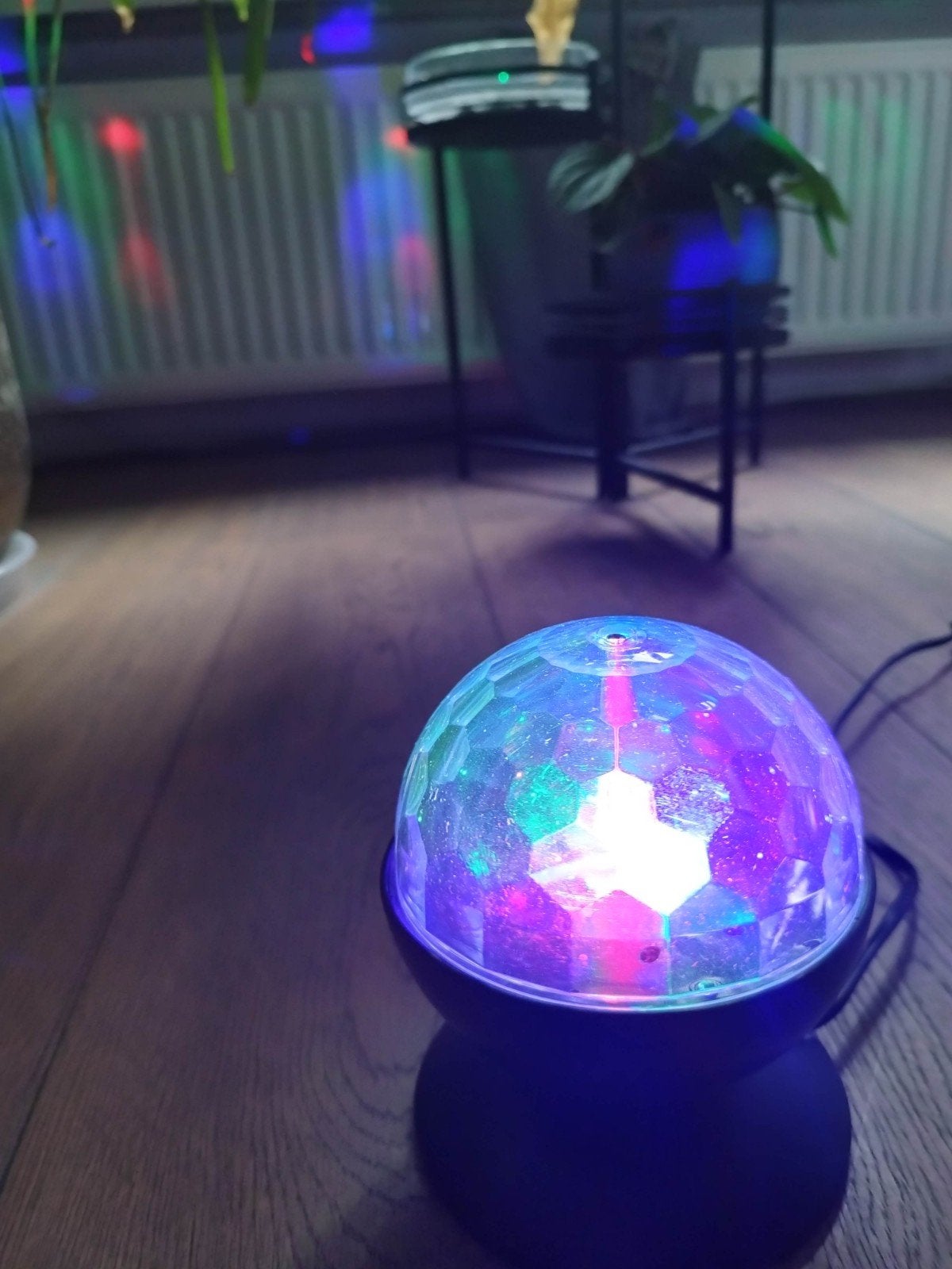 LED Discolamp - Feestverlichting voor Thuis, Kunststof, Zwart, Ophalen of Verzenden, Zo goed als nieuw