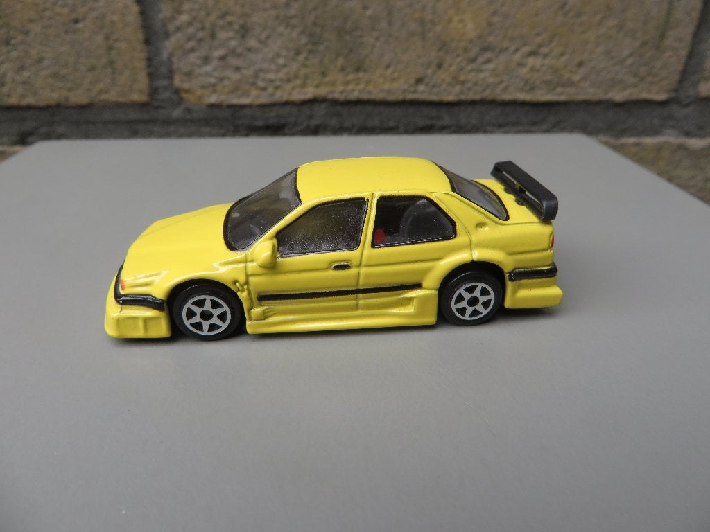 Made in China Alfa Romeo 155 V6 TI DTM GEEL, Ophalen of Verzenden, Zo goed als nieuw, Auto
