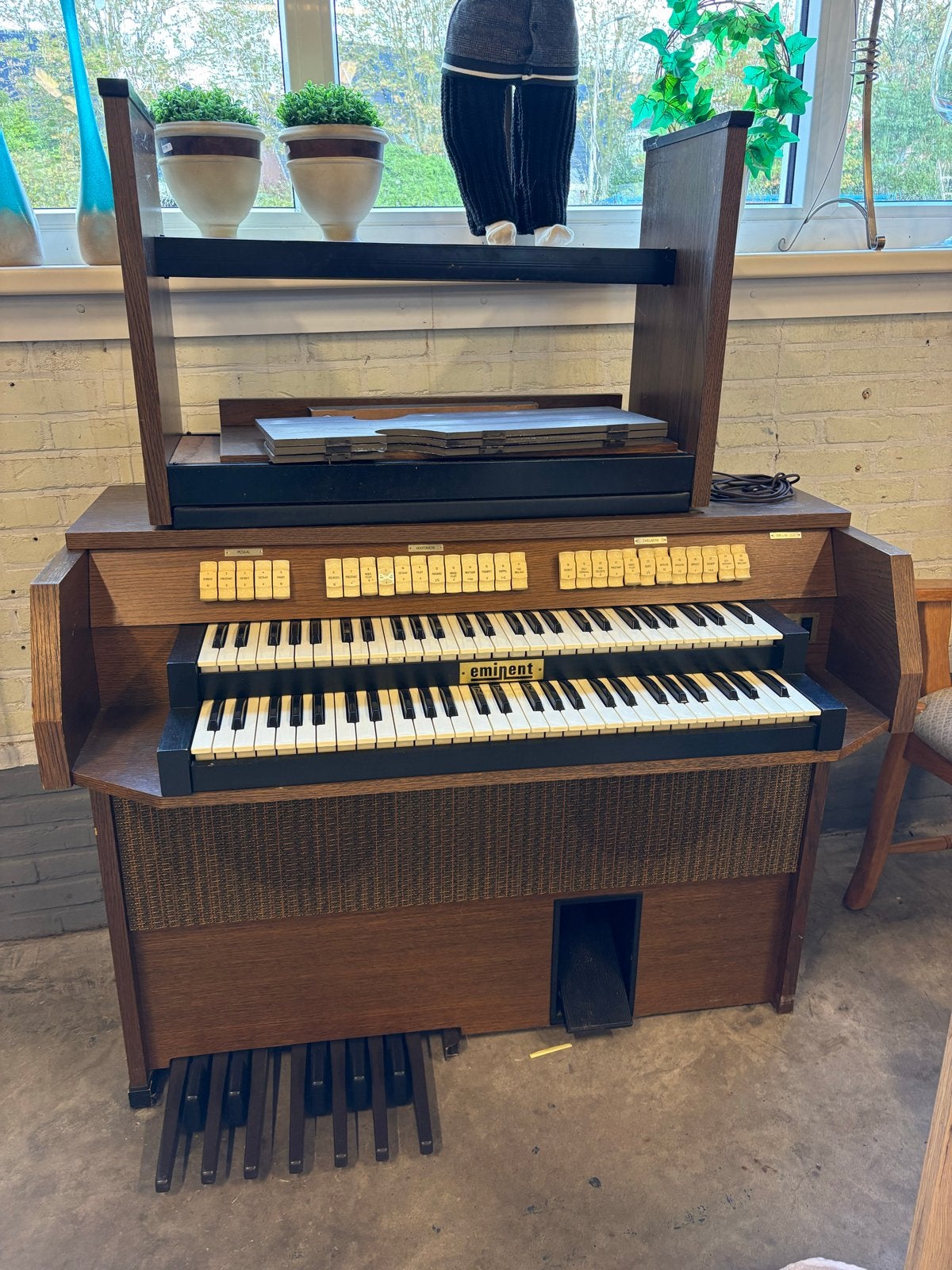 Eminent orgel - Gratis af te halen voor onderdelen, Muziek en Instrumenten, Ophalen of Verzenden, Gebruikt, 2 klavieren, Orgel