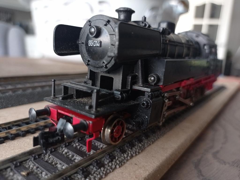 Fleischmann DB 65 014 stoomlocomotief, Gebruikt, Fleischmann, Ophalen of Verzenden, Analoog
