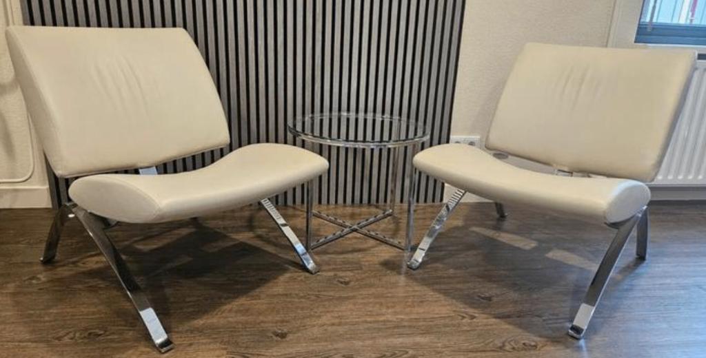 1 IZGS Artifort Dodo F395 leer fauteuil stoel lounge, Huis en Inrichting, Fauteuils, Ophalen of Verzenden, Zo goed als nieuw, Nvt