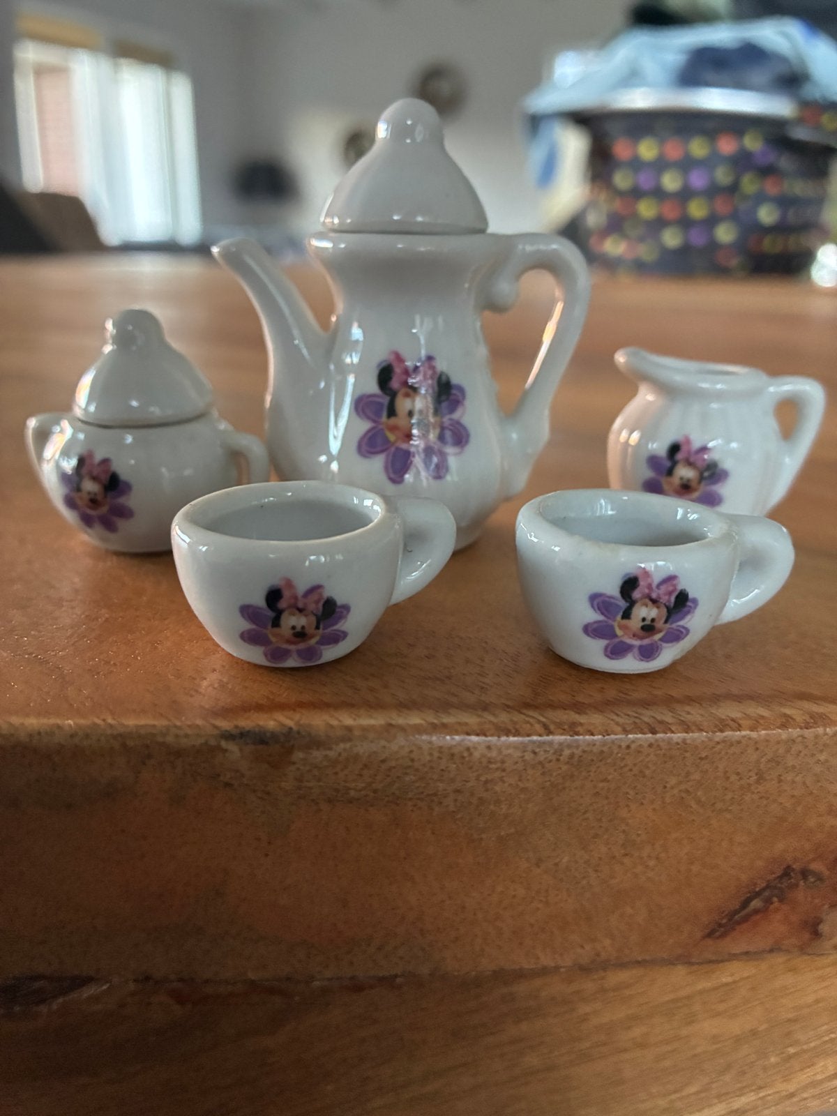 Miniatuur Minnie Mouse theeserviesje, Ophalen of Verzenden, Gebruikt, Meisje