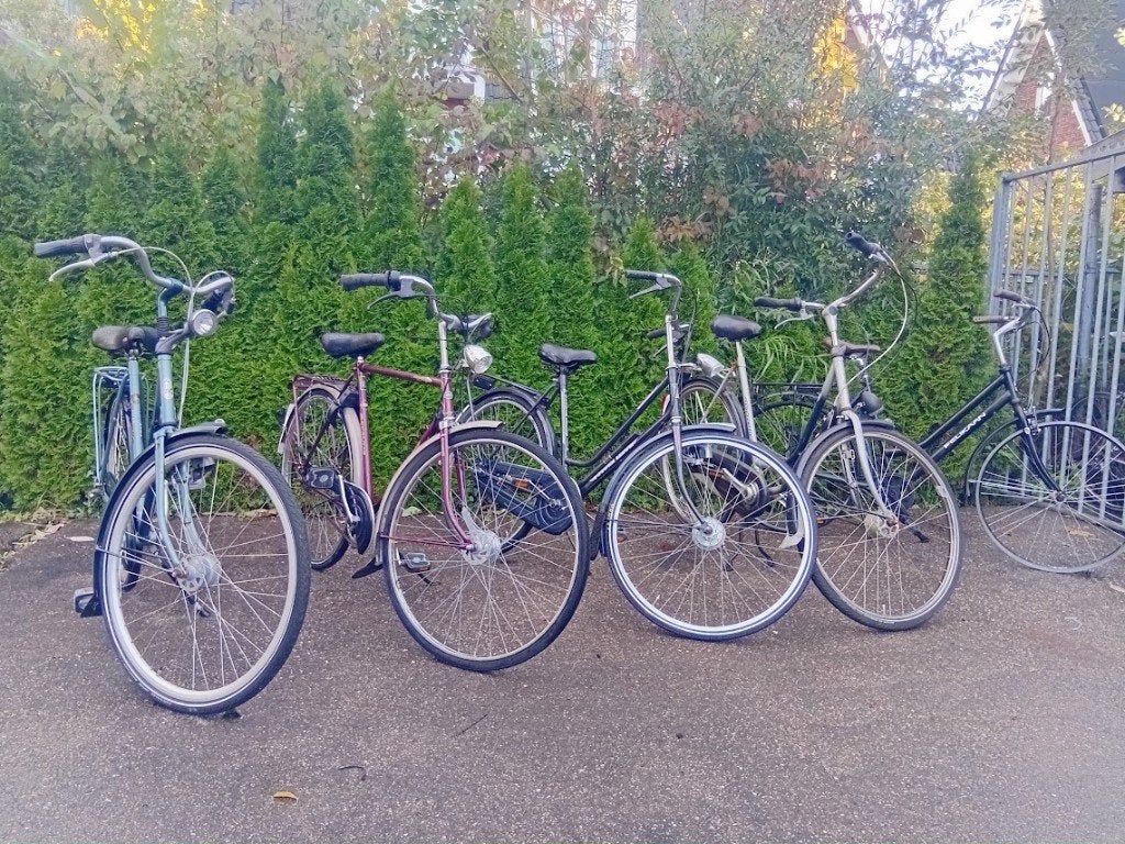 5 fietsen in één koop - opknappers / handel, Ophalen, Gebruikt