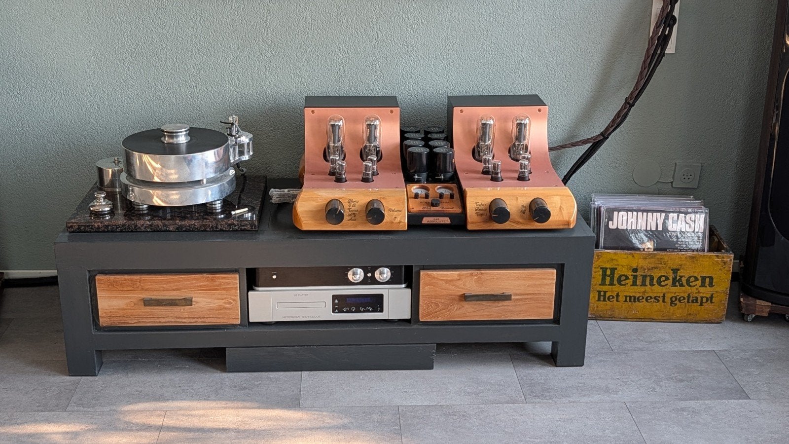 Mooi audio/ TV meubel, heel netjes., Ophalen, 25 tot 50 cm, 100 tot 150 cm, Minder dan 100 cm