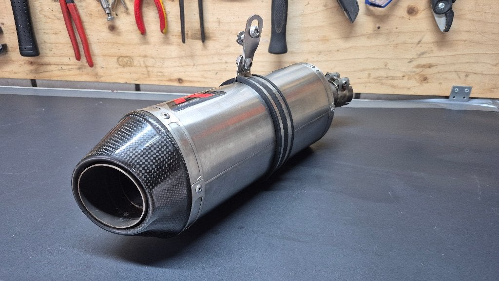 Dominator slip-on HP2 uitlaat Kawasaki ER6 2009-2011, Ophalen of Verzenden, Gebruikt