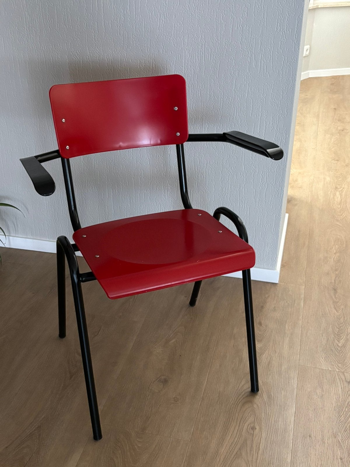 Bureau/ kantinestoel, Ophalen, Kunststof, Zo goed als nieuw, Eén