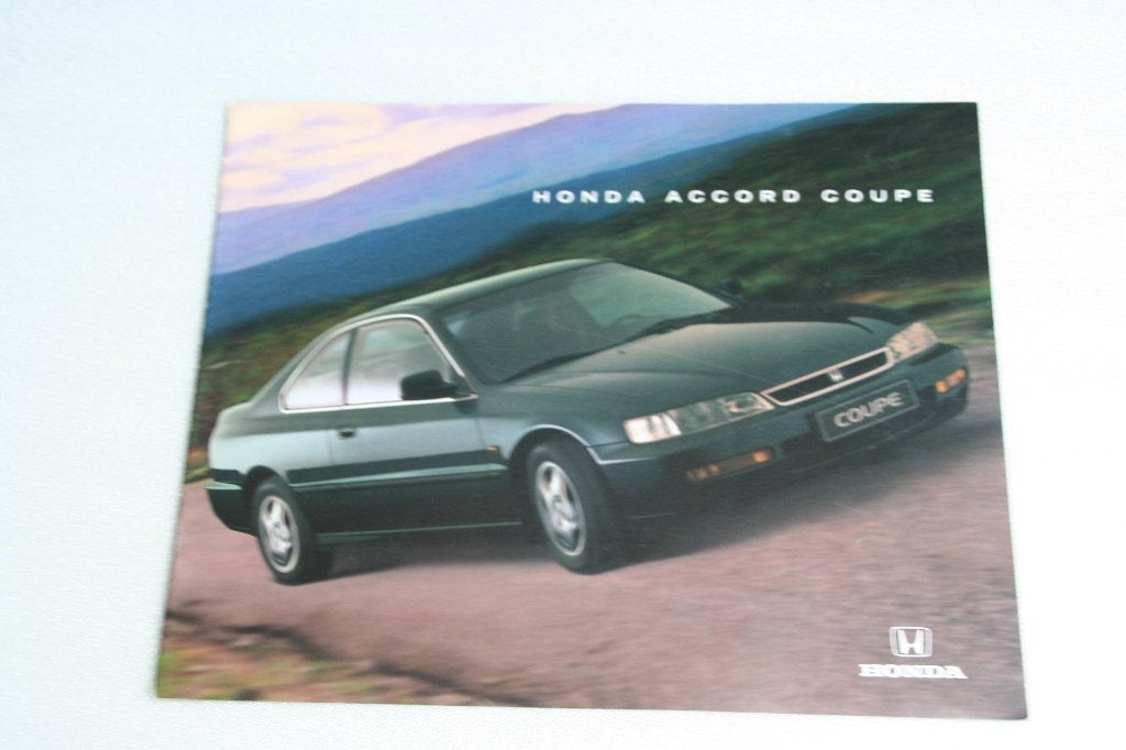 Folder Honda Accord Coupe (01-1996) (48), Ophalen of Verzenden, Nieuw, Honda