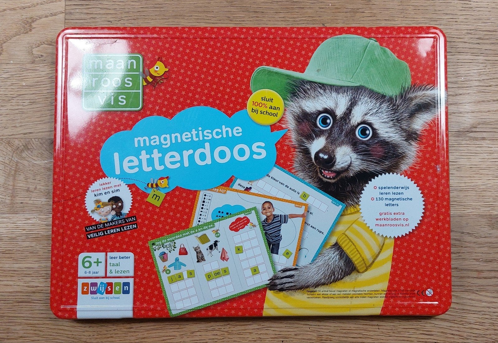 Magnetische Letterdoos - Leren lezen, Ophalen of Verzenden, Gebruikt, Taal en Lezen