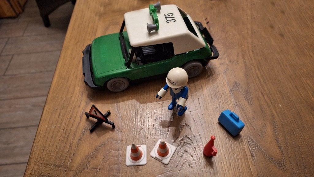 Playmobil Politie en Brandweer auto uit de jaren 70!, Kinderen en Baby's, Ophalen of Verzenden, Gebruikt