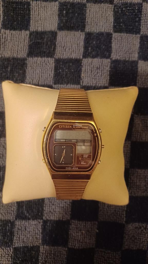 Citizen digi-ana vintage horloge zeldzaam oph ook Amsterdam, Ophalen of Verzenden