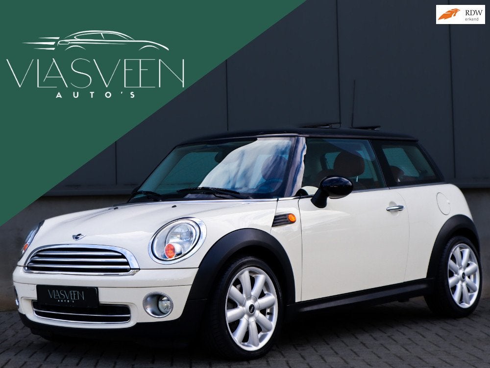 Mini 3-Deurs 1.6 Cooper Chili Pano dak! LEER, Auto's, Voorwielaandrijving, Gebruikt, 750 kg, 4 cilinders