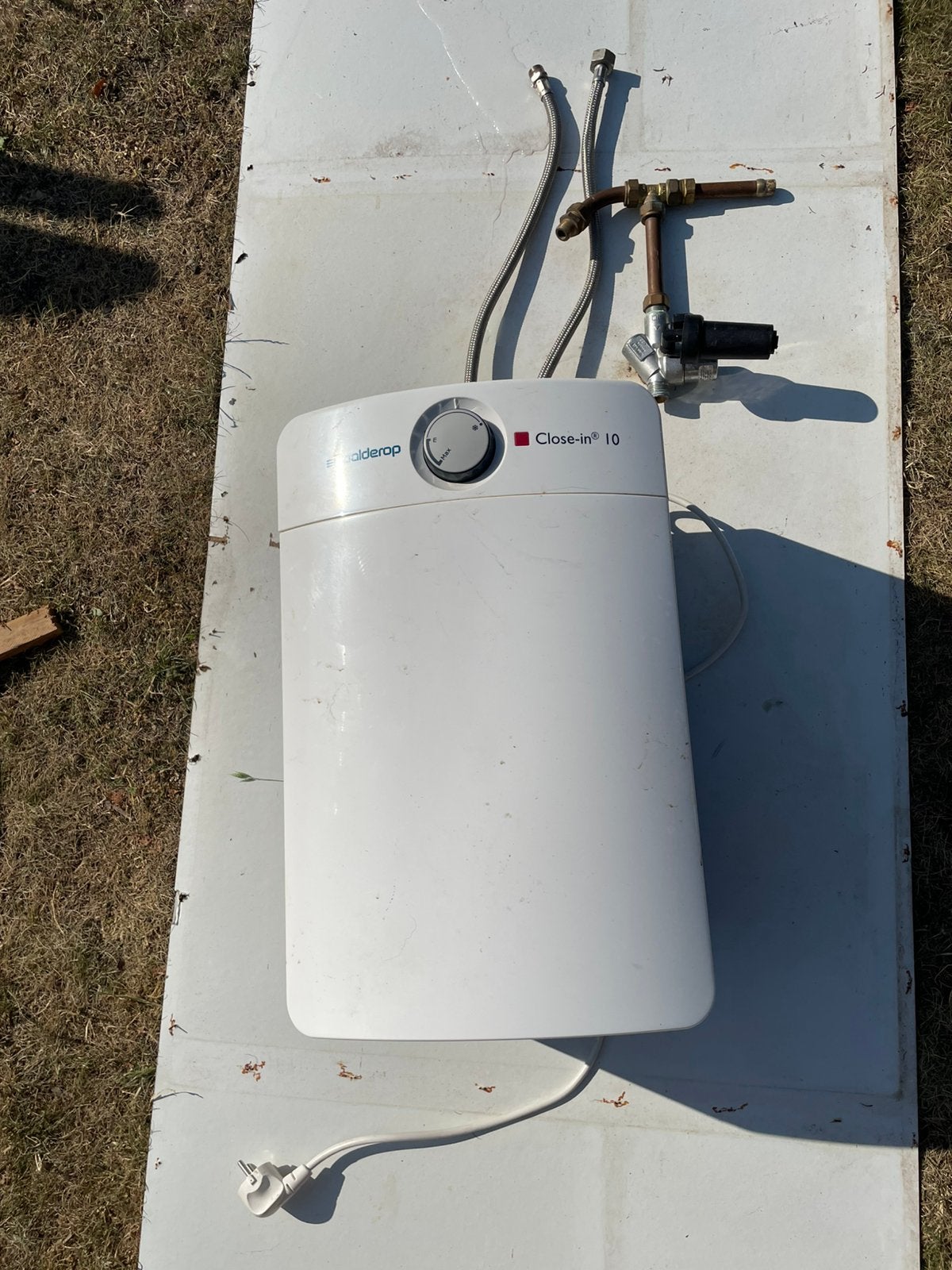 Daalderop close-in boiler. 10 liter , werkt prima, Doe-het-zelf en Verbouw, Geisers en Boilers, Ophalen, Aardgas, Boiler, Zo goed als nieuw
