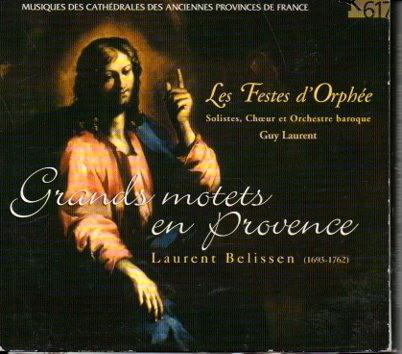 Laurent Belissen - Grands Motets en Provence (CD), Ophalen of Verzenden, Barok, Zo goed als nieuw, Vocaal