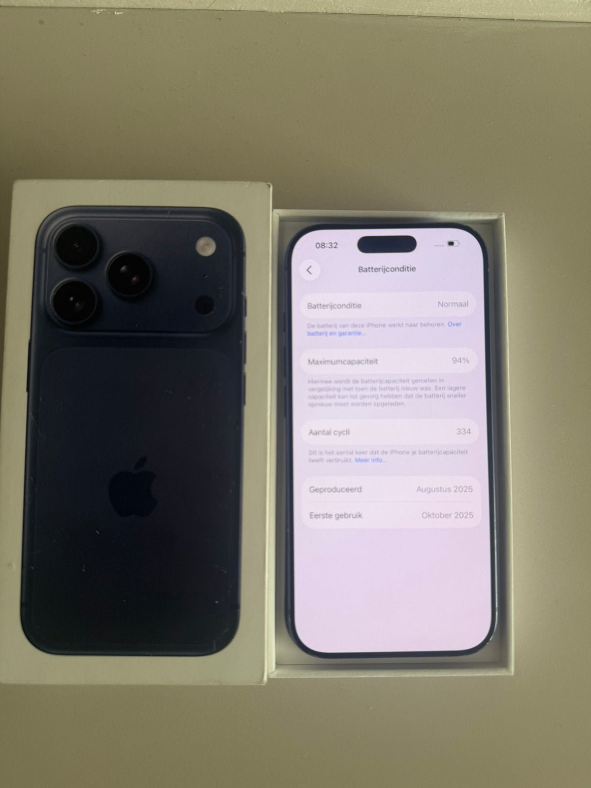 Apple iPhone 17 Pro 256GB Gebruikt Garantie t/m oktober 2026, Telecommunicatie, 256 GB, 94 %, Apple, Apple