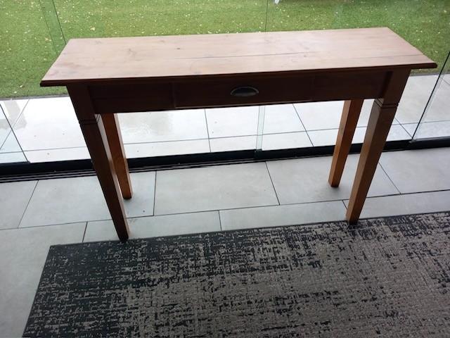 sidetabel, Huis en Inrichting, Tafels | Sidetables, Ophalen, Gebruikt, 100 tot 150 cm, Grenenhout