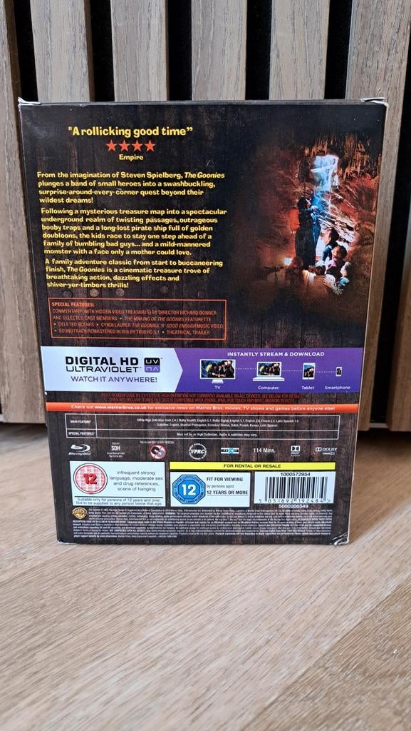 The Goonies 30th Anniversary Collector's Edition Blu-ray, Ophalen of Verzenden, Zo goed als nieuw, Avontuur, Boxset