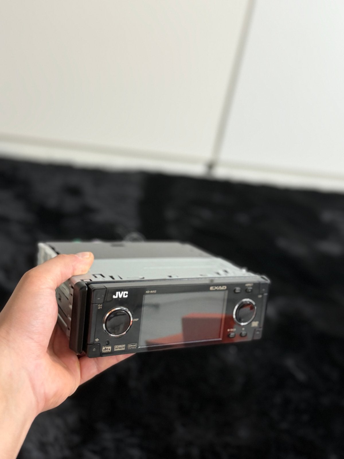 JVC KD-AVX2 DVD/CD Receiver met afstandsbediening, Ophalen of Verzenden, Gebruikt