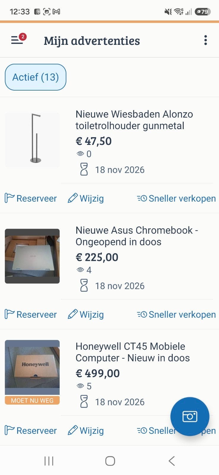 Handel, wegens verhuizing moet alles in één koop weg!, Ophalen of Verzenden, Nieuw