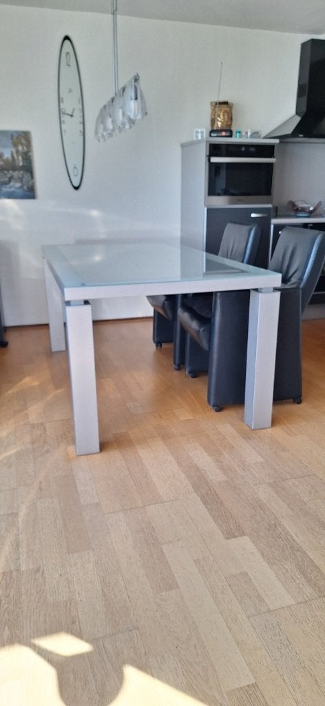 Tafel met 4 stoelen, Ophalen, Gebruikt, 50 tot 100 cm, Overige houtsoorten