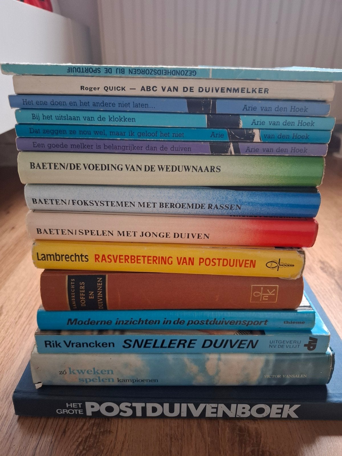 Duivenboeken., Ophalen of Verzenden