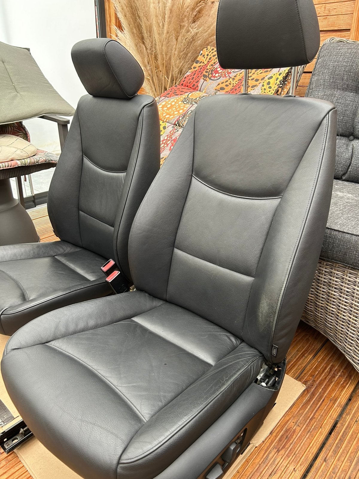 Bmw e90 e91 leren voorstoelen elektrisch verwarmd memory, Auto-onderdelen, Ophalen, Gereviseerd, BMW