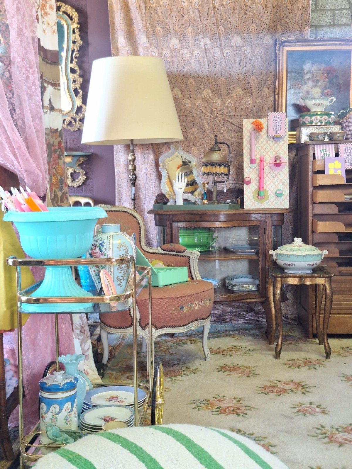 BROCANTE SPULLEN & TAPIJTEN VERKOOP zaterdag  10 september, Ophalen of Verzenden