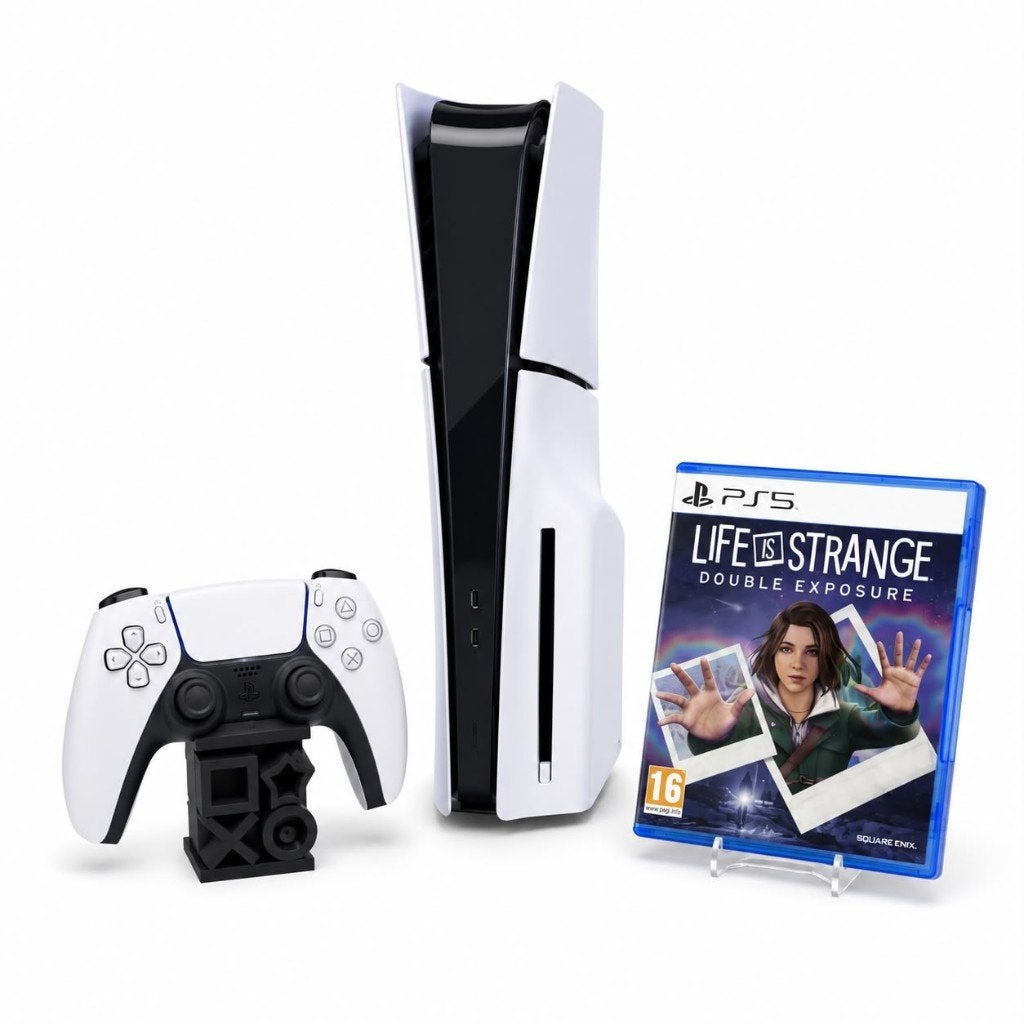 PlayStation 5 Slim Disc 1TB | 1 Controller + Standaard, ., Ophalen of Verzenden, Zo goed als nieuw, .