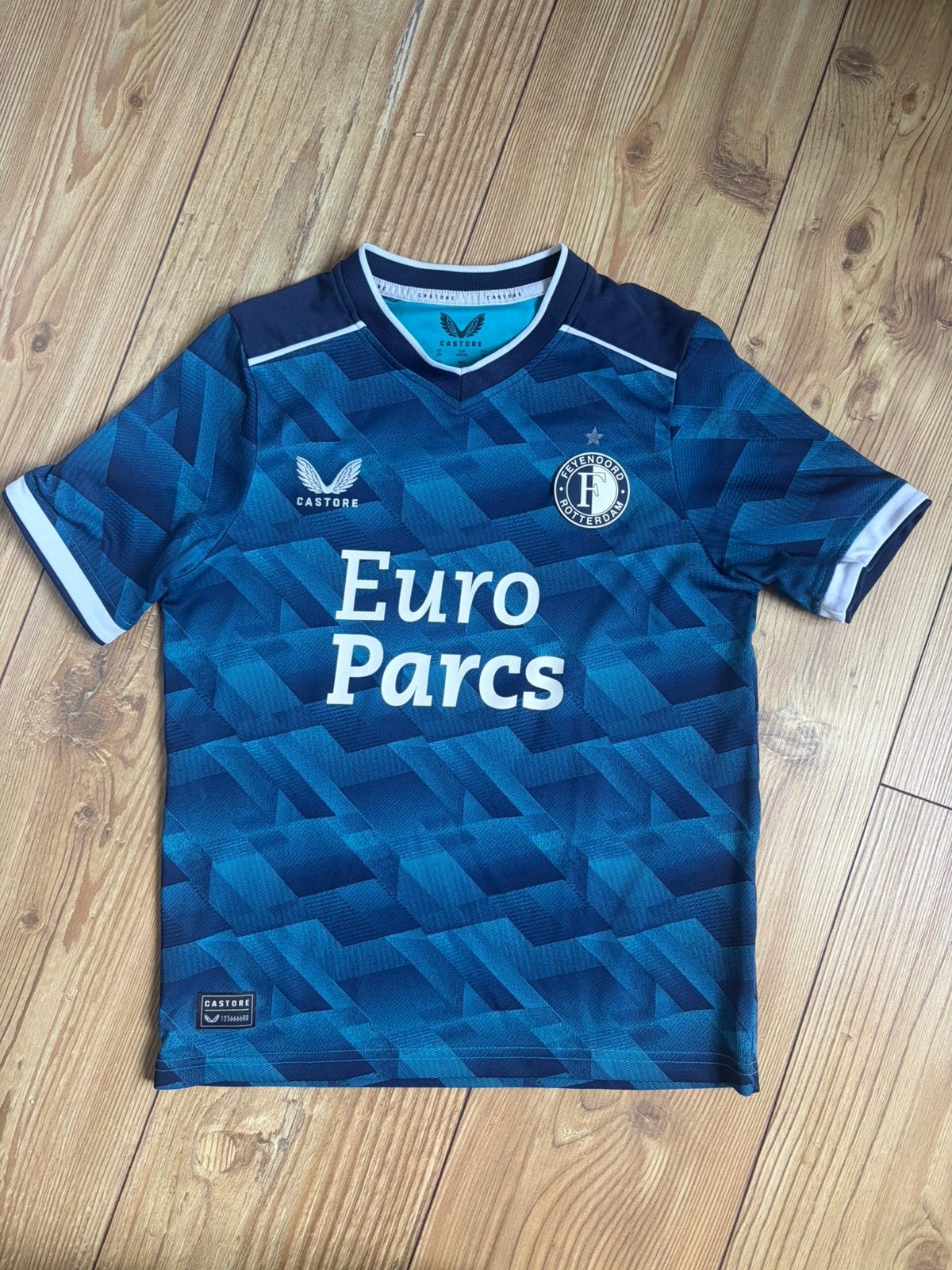 Feyenoord voetbalshirt maat 146, Maat XS of kleiner, Ophalen, Zo goed als nieuw, Shirt