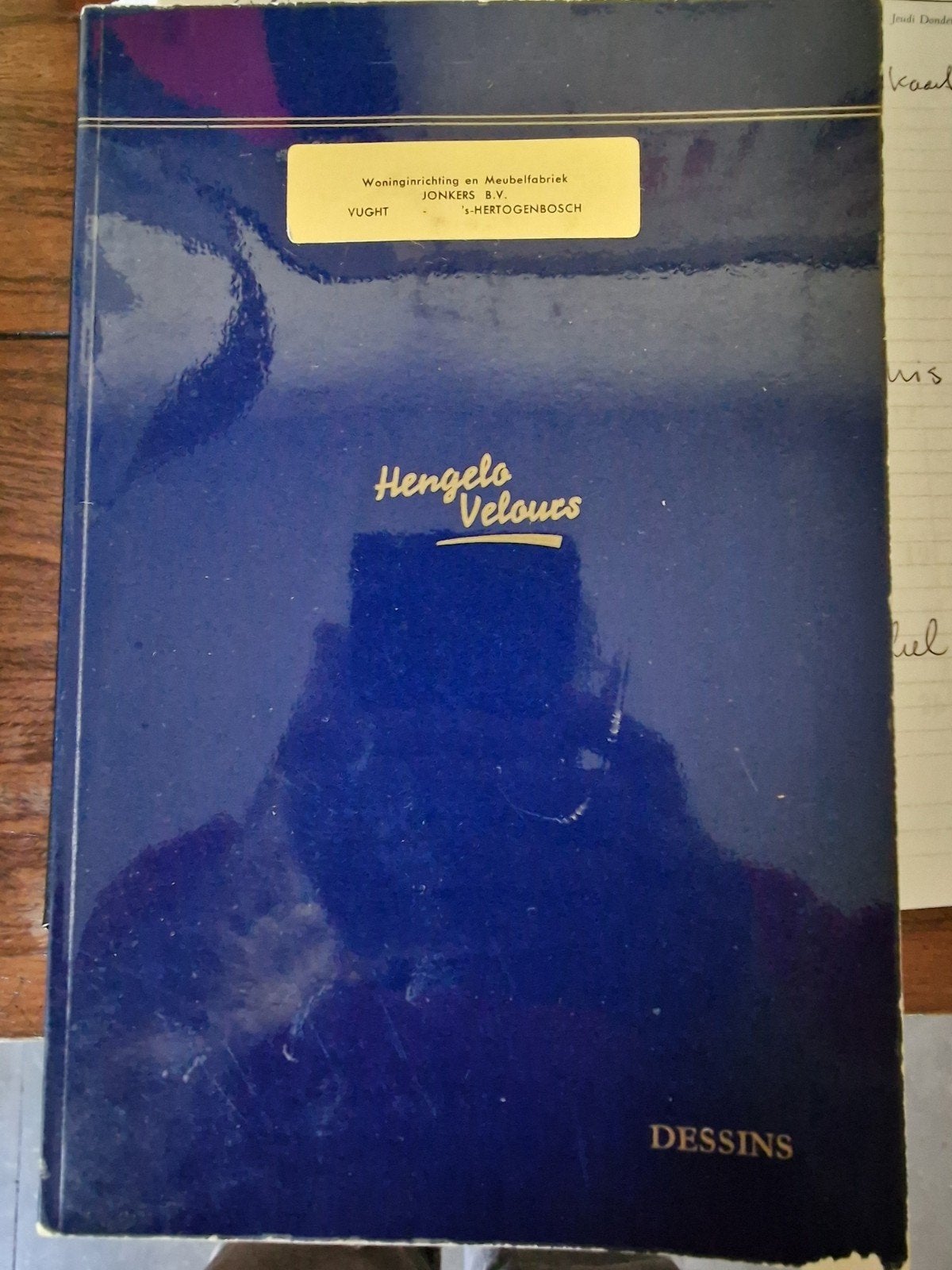 Antiek Hengelo Velours Dessins Boek - Zeldzaam, Ophalen of Verzenden