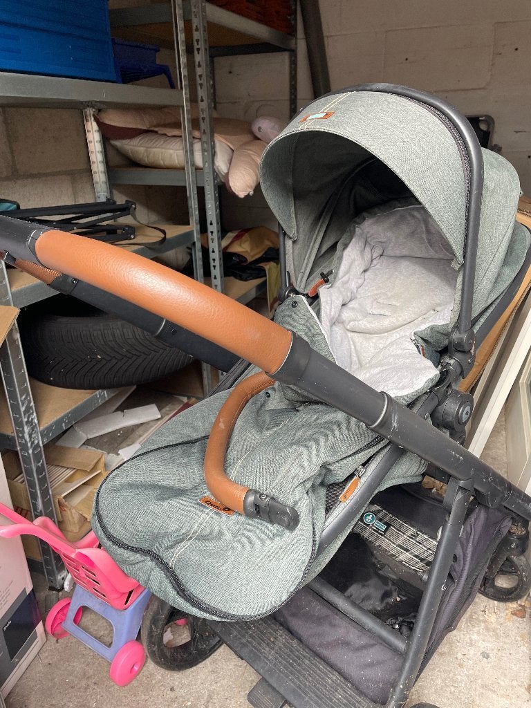 Kinderwagen Qute, Gebruikt, Combiwagen, Met reiswieg, Ophalen