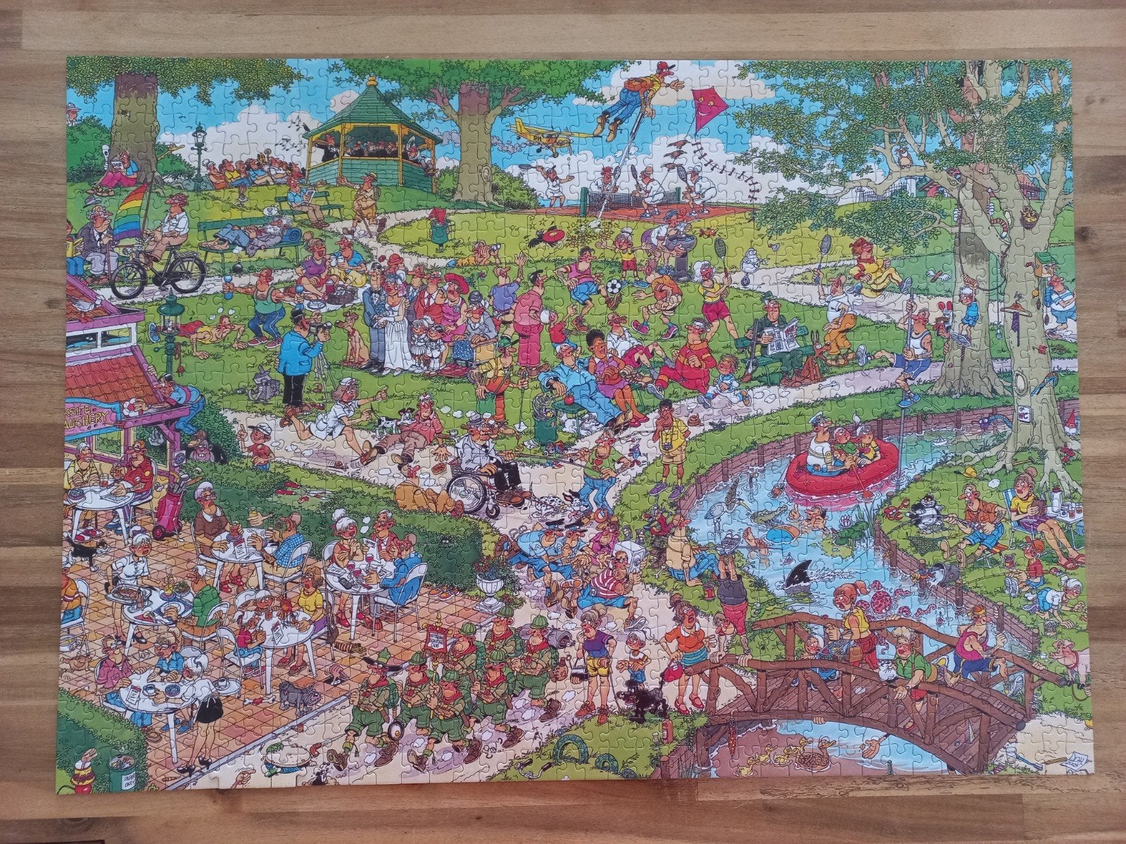 Jan van Haasteren: het park, Hobby en Vrije tijd, Denksport en Puzzels, Ophalen, 500 t/m 1500 stukjes, Zo goed als nieuw, Legpuzzel