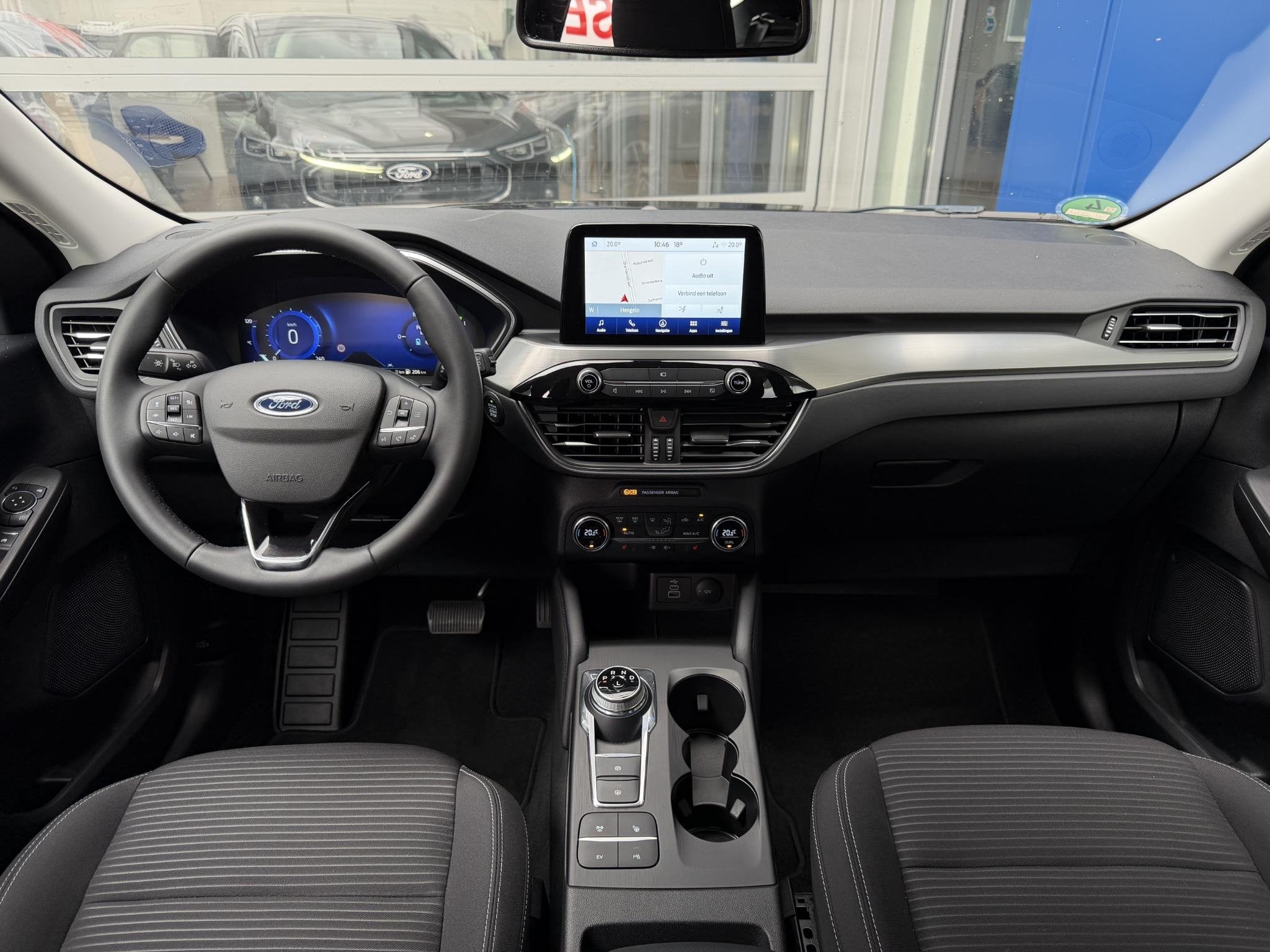 Ford Kuga 2.5 PHEV Titanium | Driver Ass. Pack | Winter Pack, Auto's, 12 maanden, Gebruikt, Zwart, 4 cilinders