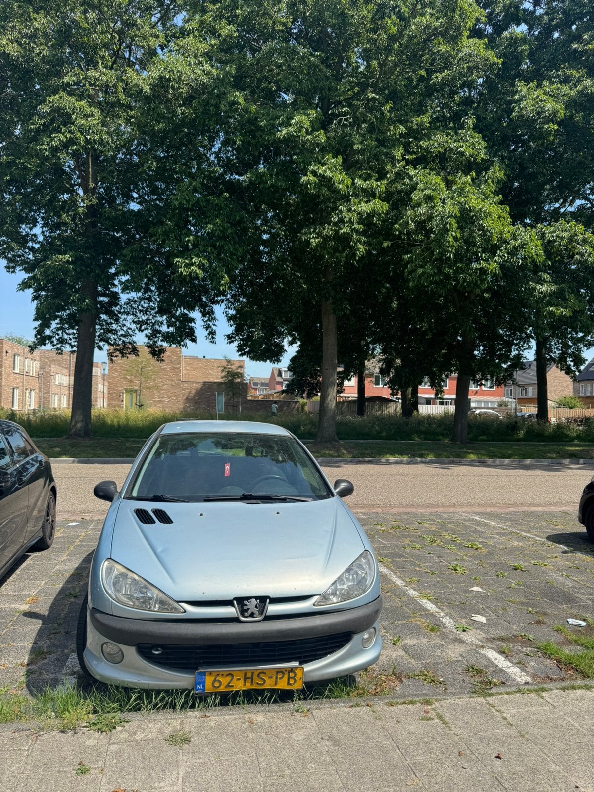Peugeot 206 1.4 X-line 3D 2001 Grijs, Auto's, Peugeot, Voorwielaandrijving, Stof, 31 €/maand, 4 cilinders