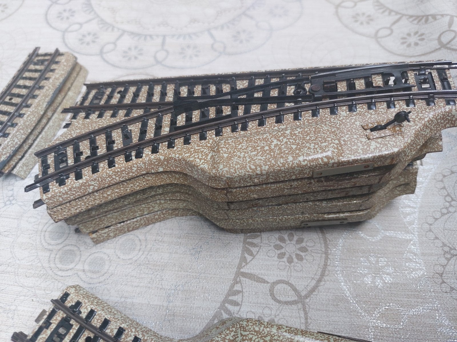 Uitgebreide Märklin modelspoorbaan set (150 st.), Ophalen, Wisselstroom, Gebruikt, Rails