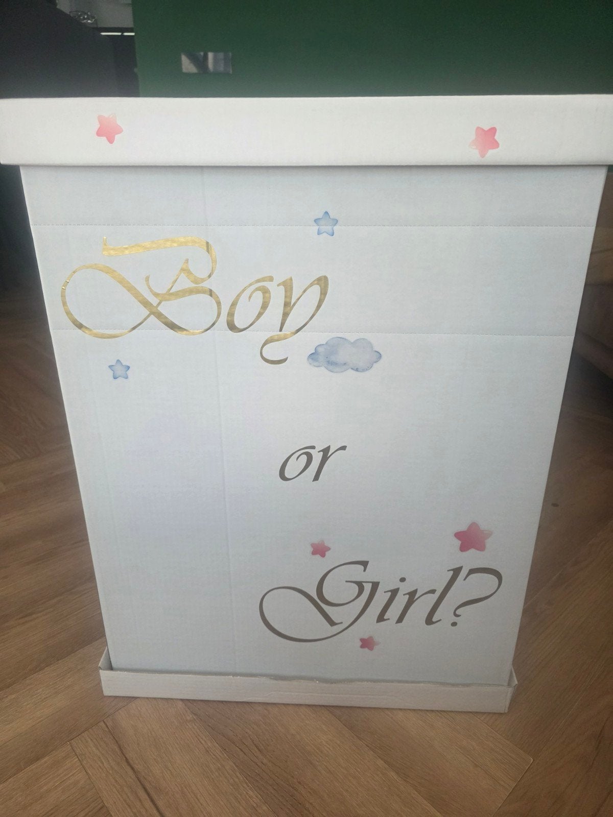 XXL Gender Reveal Doos voor Helium Ballonnen, Ophalen, Zo goed als nieuw