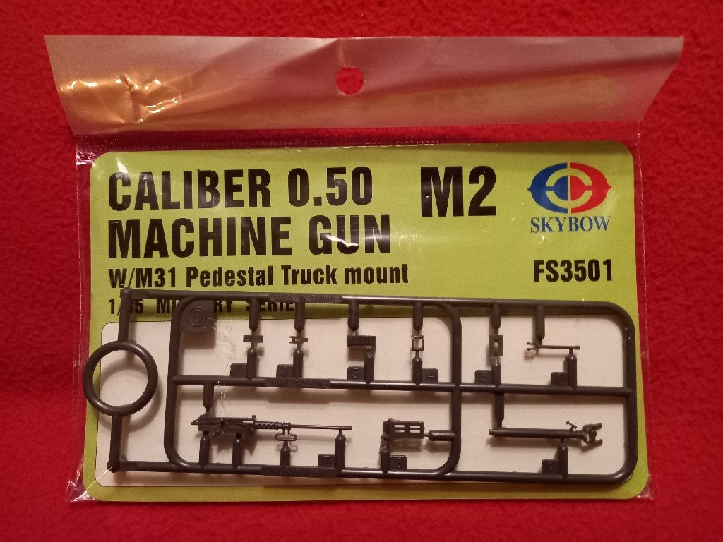 1/35 SKYBOW FS3501:Caliber 0.50 M2 Machine Gun w/M31, 1:32 tot 1:50, Nieuw, Truck, Ophalen