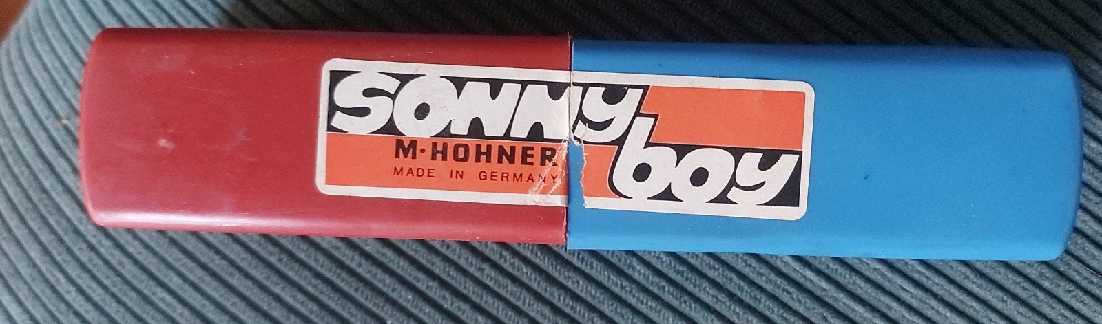 vintage mondharmonica van hőhner., Ophalen, Zo goed als nieuw, C-mondharmonica