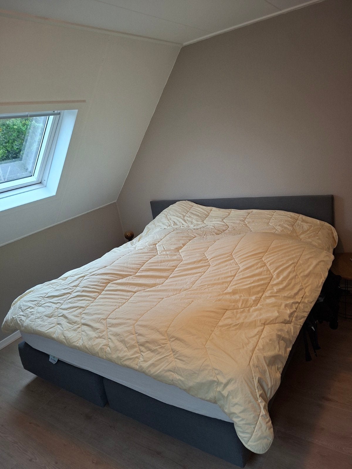 Vierseizoenen dekbed 240x220 cm - Texelse scheerwol, Ophalen, Beige, Tweepersoons, Overige merken