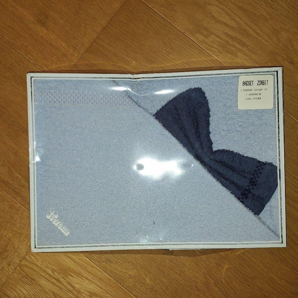 Nieuwe Badset Zorbit - Badlaken en Washandje 100% Katoen, Ophalen of Verzenden, Overige typen