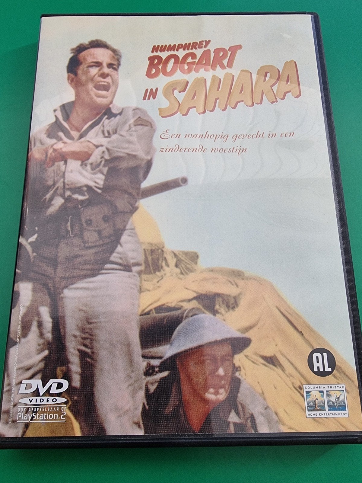 Humphrey Bogart in Sahara - Klassieke Oorlogsfilm DVD, Spaans, Spaans, Ophalen of Verzenden, Zo goed als nieuw