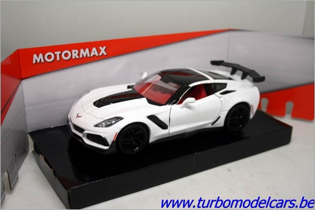 Chevrolet Corvette ZR1  2019  1/24 Motormax, Ophalen of Verzenden, Nieuw, Auto, Motormax