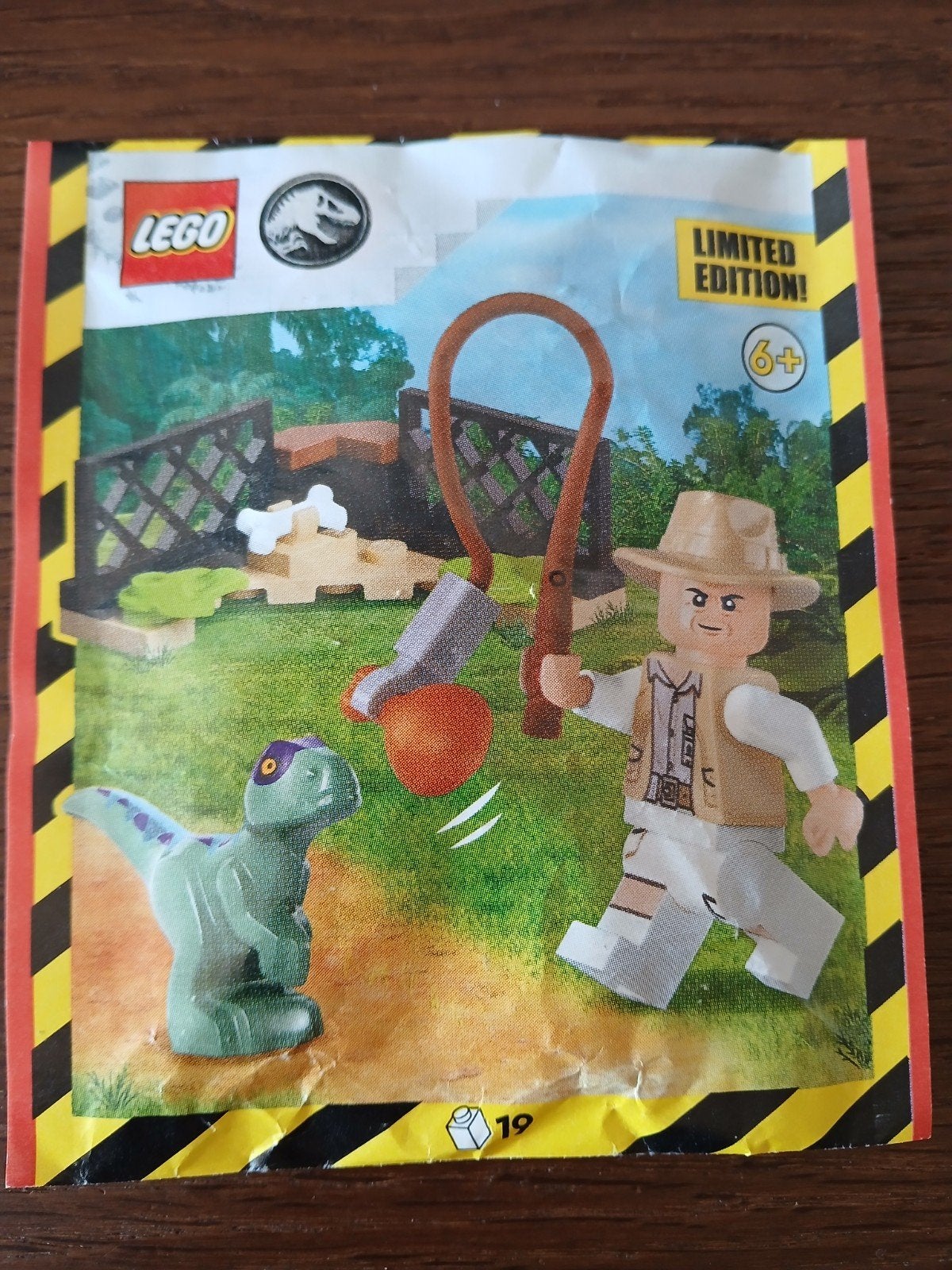 Lego Jurassic World Robert Muldoon en raptor, Ophalen, Jurassic World, Lego, Nieuw