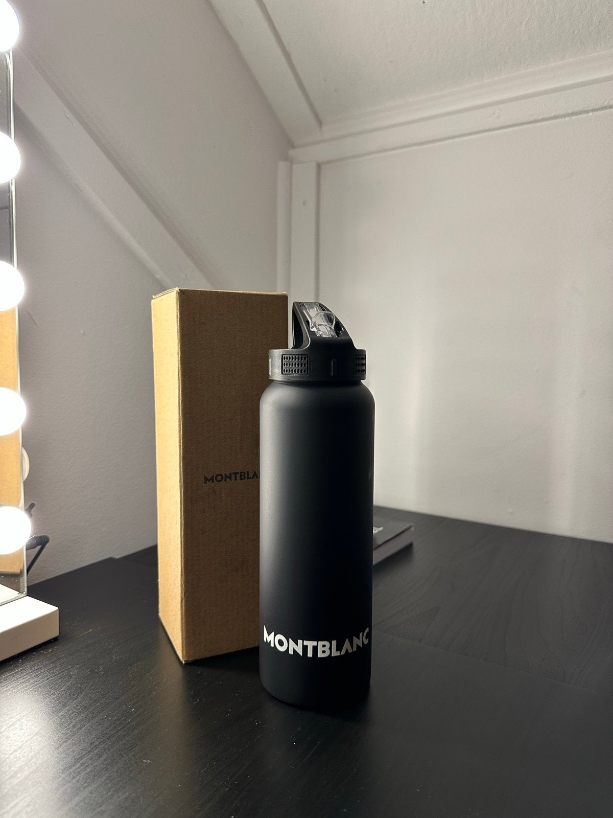 Montblanc Drinkbeker - Nieuw in Doos, Zwart, Nieuw, Ophalen of Verzenden, Metaal